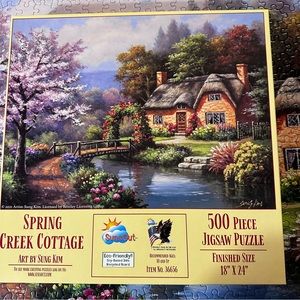 SALE!!! 500 piece puzzle English cottage #3